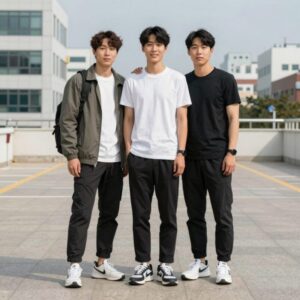 변우석 나이키 문슈 운동화 코디 스타일링