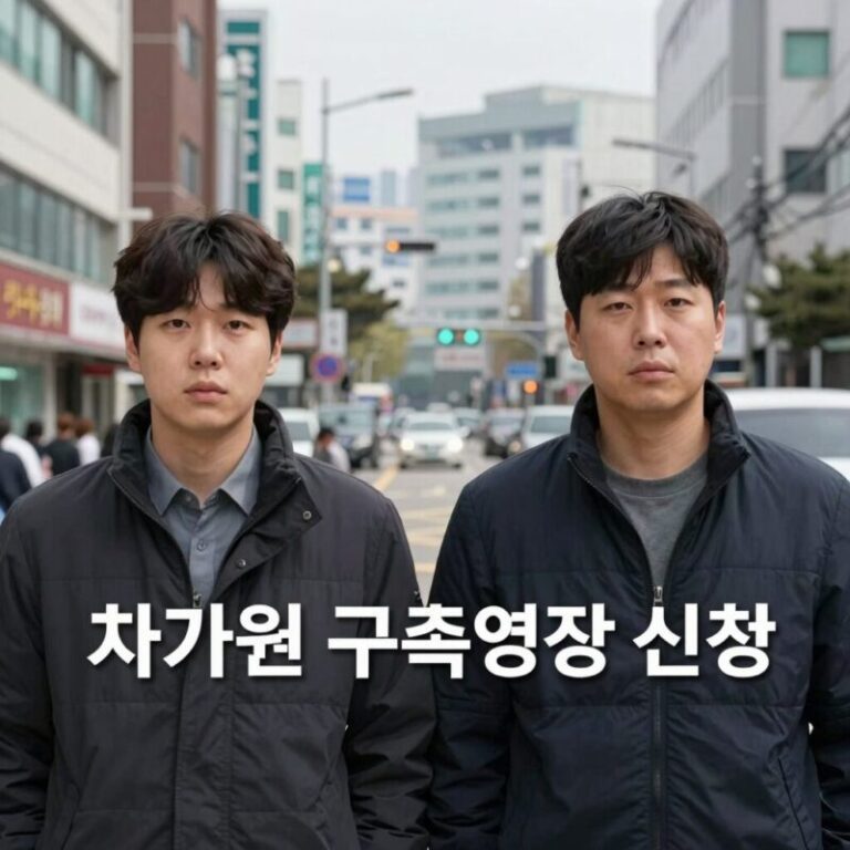 차가원 구속영장 신청 뉴스 사진