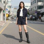 채정안 샤넬 레인부츠 장마룩 스타일링 채정안이 착용한 샤넬 레인부츠 장마룩