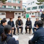 국민의 힘으로 변화하는 대한민국 미래 시민들이 함께 모여 지역 문제를 논의하는 모습