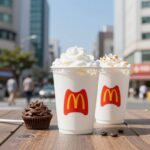 맥도날드 충주찰옥수수 솔직후기 팁 맥도날드 충주찰옥수수 쉐이크와 컵 모습