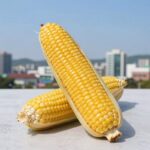 찰옥수수 찌는법 쫀득하게 맛있는 시간과 팁 찜통에 찰옥수수를 올린 모습, 속껍질을 남겨 촉촉하게 익힌다