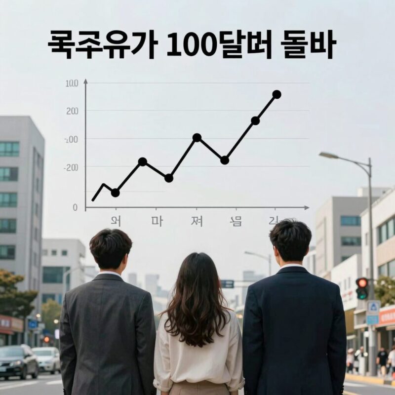 국제유가 100달러 돌파 어떻게 대비할까 1 국제유가 100달러 돌파 차트