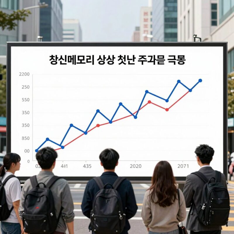 창신메모리 상장 D램 시장 지각 변동 시작 1 창신메모리 상장 첫날 주가 급등 차트
