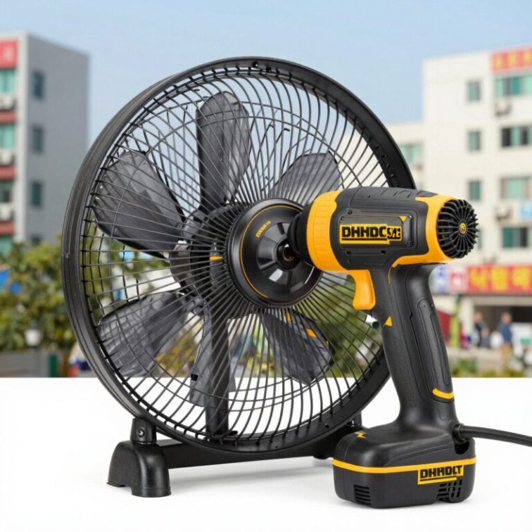 디월트 DCE512 선풍기 분해 청소 모습