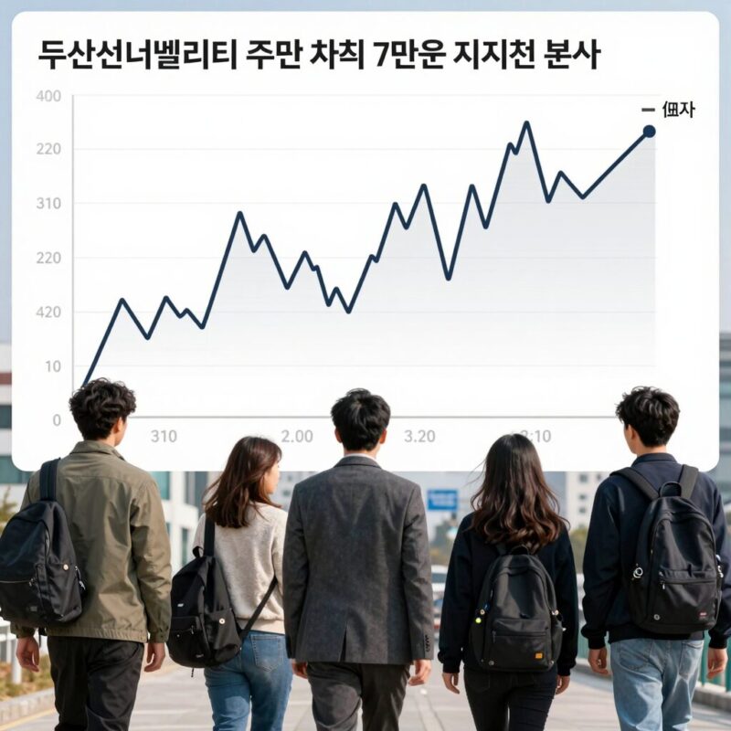 두산에너빌리티 주가 반토막 7만원 지지선 1 두산에너빌리티 주가 차트 7만원 지지선 분석