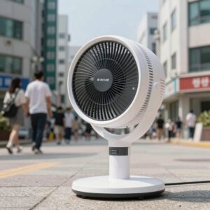 듀플렉스 선풍기 스탠드형 화이트 디자인