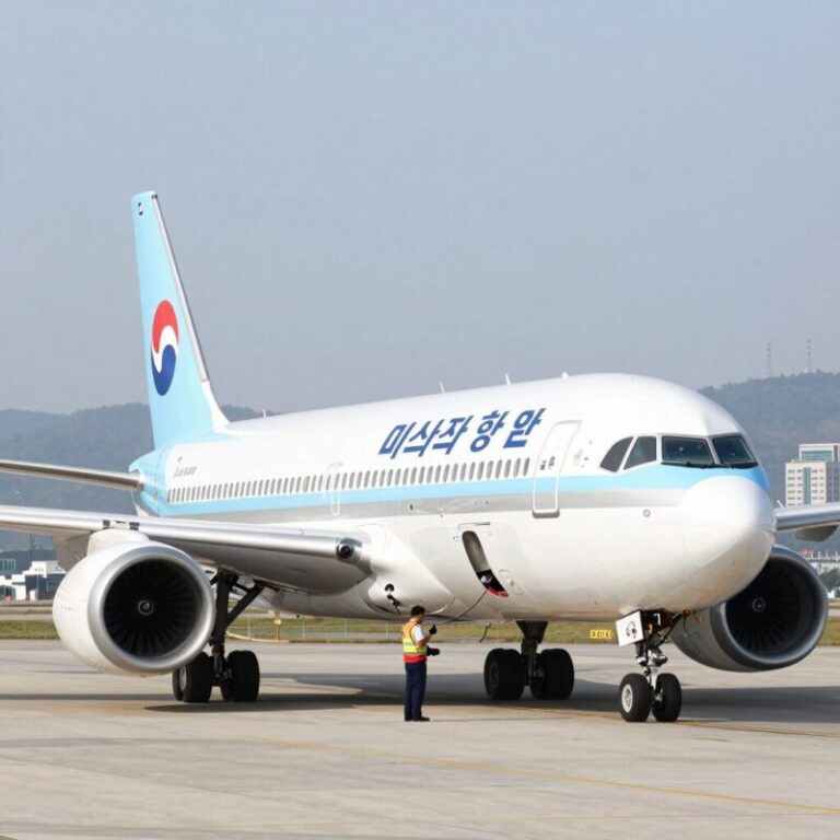이스타 항공 여객기 이륙 준비 모습