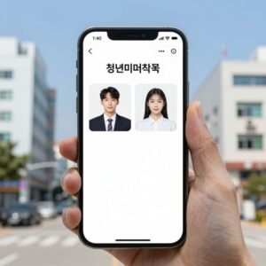 청년미래적금 가구원동의 모바일 인증 과정 스마트폰 화면
