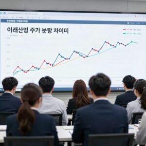 미래산업 주가 분석 차트 이미지