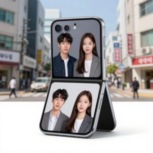 갤럭시 Z플립8 예상 디자인 렌더링 이미지