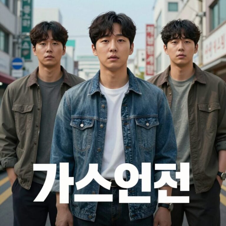 넷플릭스 드라마 가스인간 포스터, 가스인간 UTA와 주연 배우들