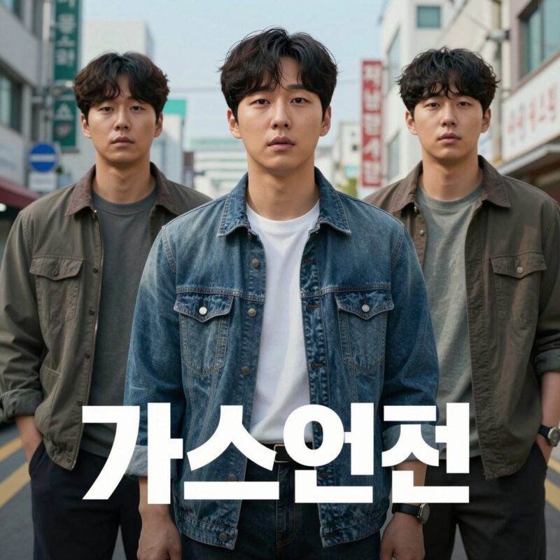 넷플릭스 드라마 가스인간 포스터, 가스인간 UTA와 주연 배우들