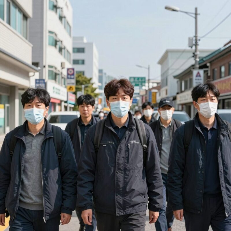 고우석이 이물질 적발로 퇴장당하는 장면 사진
