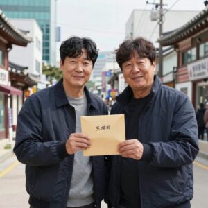 86세 배우 김성겸이 도깨비 10주년 여행에서 영상 편지로 공유에게 나으리라 부르며 인사하는 모습