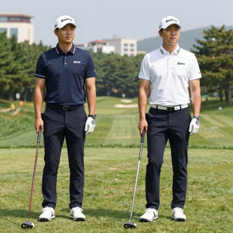 골프원피스 라운딩룩 스타일링 예시