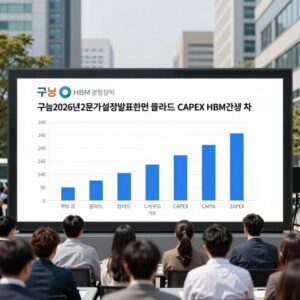 구글 2026년 2분기 실적발표 전망 클라우드 CAPEX HBM 관련 차트