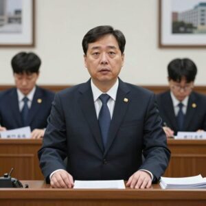 곽종근 전 특전사령관 법정 모습