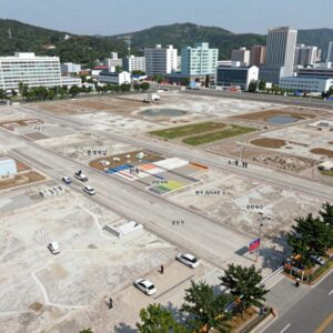 광주 군공항 이전 후 부지 개발 조감도 모습