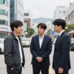 한상진 기자의 기사 작성 비법 한상진 기자가 현장에서 취재원과 인터뷰하는 모습