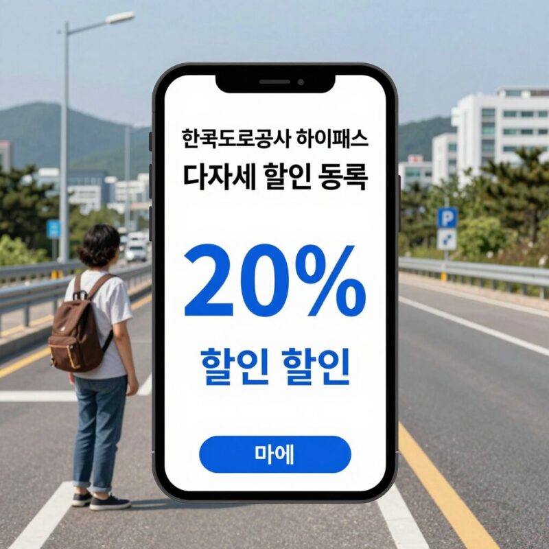 다자녀 고속도로 할인 등록 방법 1 한국도로공사 하이패스 다자녀 할인 등록 안내 이미지, 고속도로 통행료 20% 할인 신청 방법
