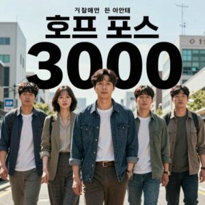영화 호프 포스터와 300만 관객 돌파 그래픽
