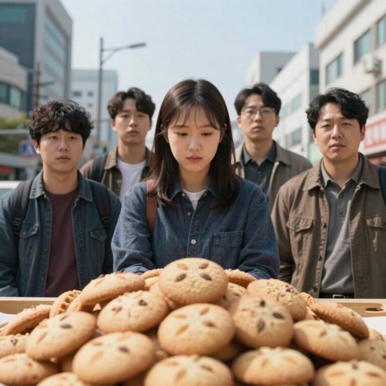호프 쿠키영상에서 조인성이 부활하는 장면, 불타는 배경 속에서 결의에 찬 표정