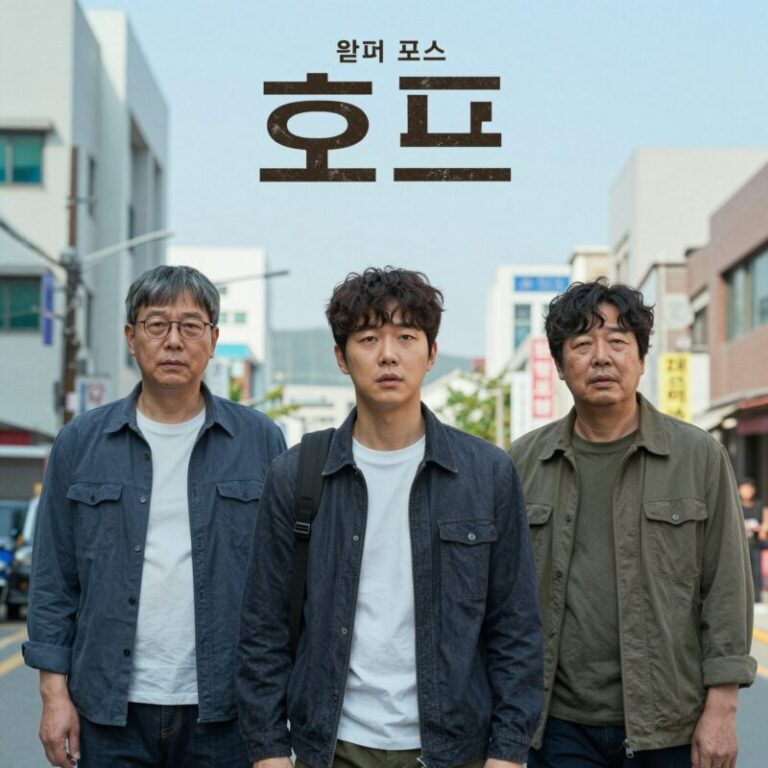영화 호프 공식 포스터 황정민 조인성 정호연 외계 생명체