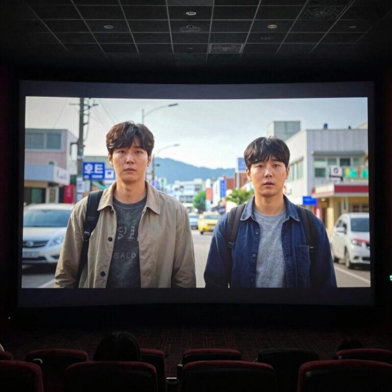 영화 호프 마지막 장면 자막이 나오는 순간 극장 화면 캡처