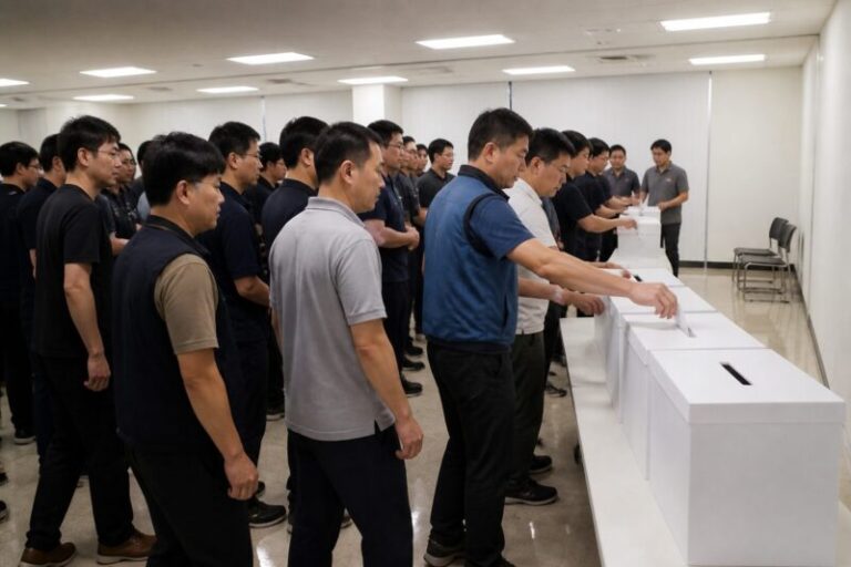 현대차 노조 파업 찬반투표 가결 결과 데이터