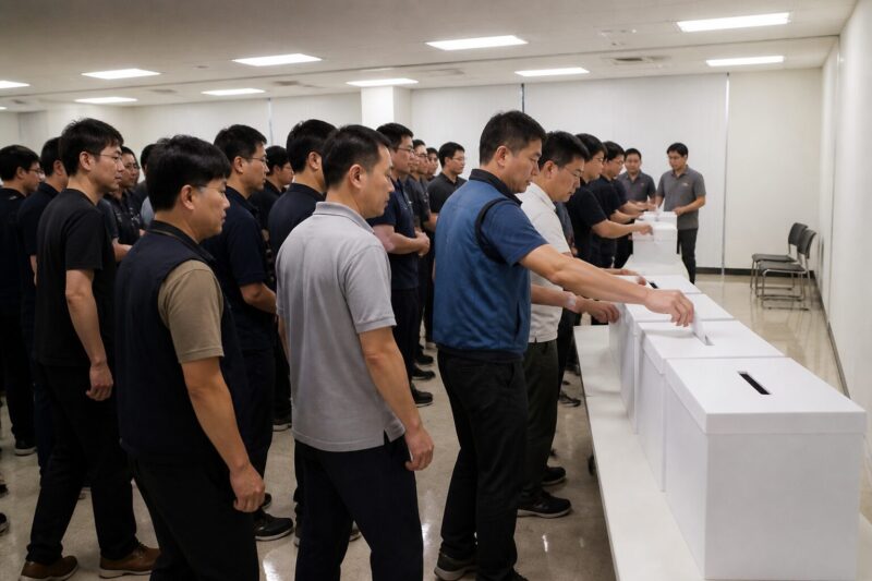 현대차 노조 파업 찬반투표 가결 결과 데이터