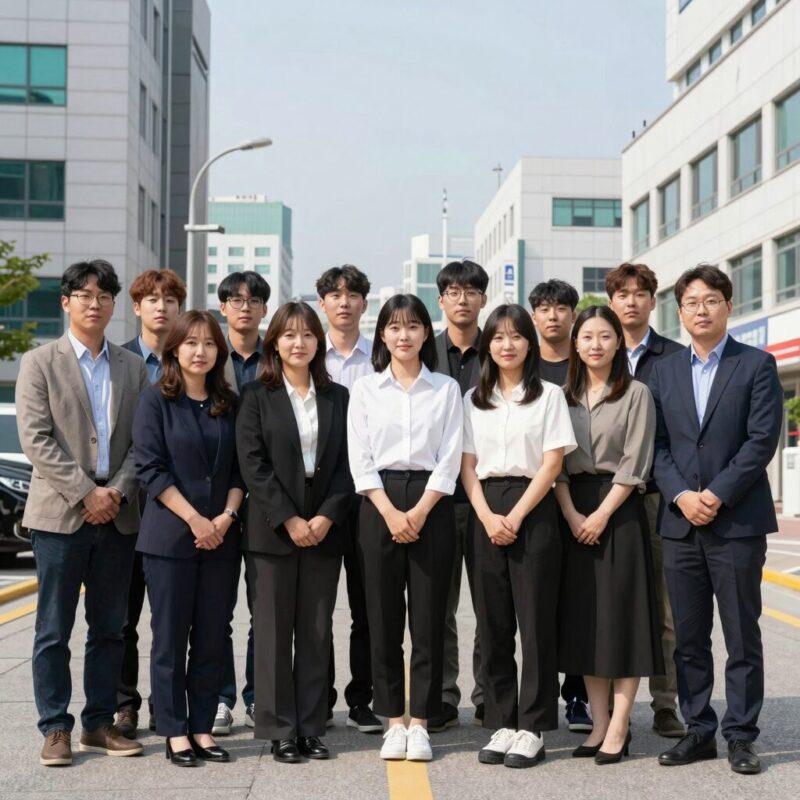 아일릿 민주 키 실제 정보 총정리 1 아일릿 민주 키를 확인할 수 있는 단체 사진으로 멤버들 간 키 차이가 드러남