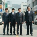 재벌X형사 드라마 속 재벌과 형사가 대치하는 장면