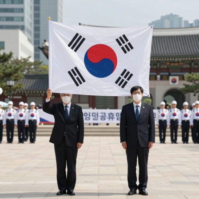 2026년 제헌절 법정공휴일 재지정 기념 태극기 게양 이미지
