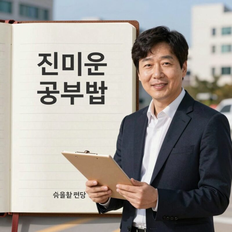 진미윤 교수 공부법 책과 노트