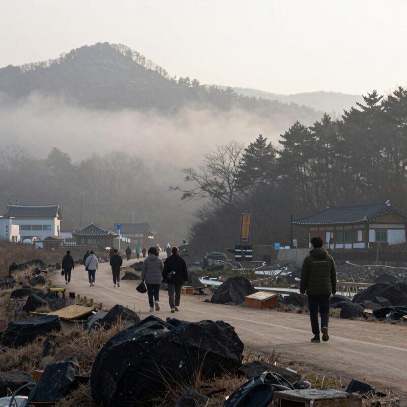 조무락골 계곡 여름 물놀이 꿀팁 1 가평 조무락골 계곡 물안개가 피어오르는 이른 아침 풍경