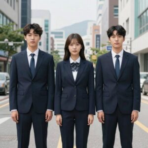 부디무드라 숏점프수트 착용 모습