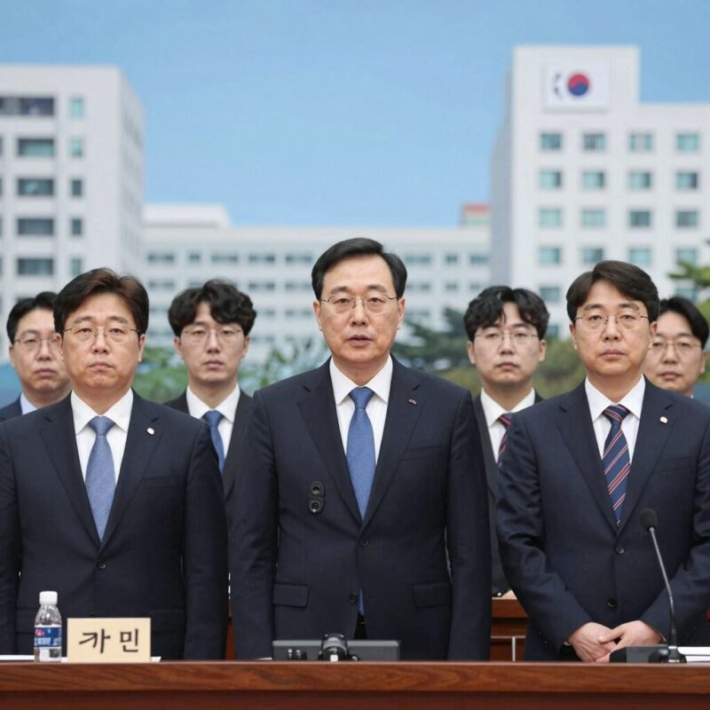 정성호 장관 검찰 개혁 방향과 실천 1 정성호 법무부 장관 검찰 개혁 관련 기자회견 사진