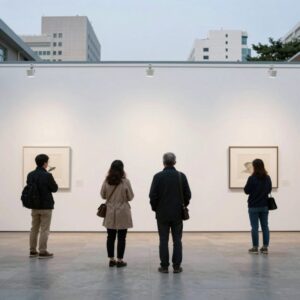 간송미술관 홈페이지 메인화면으로 전시와 소장품을 살펴볼 수 있다