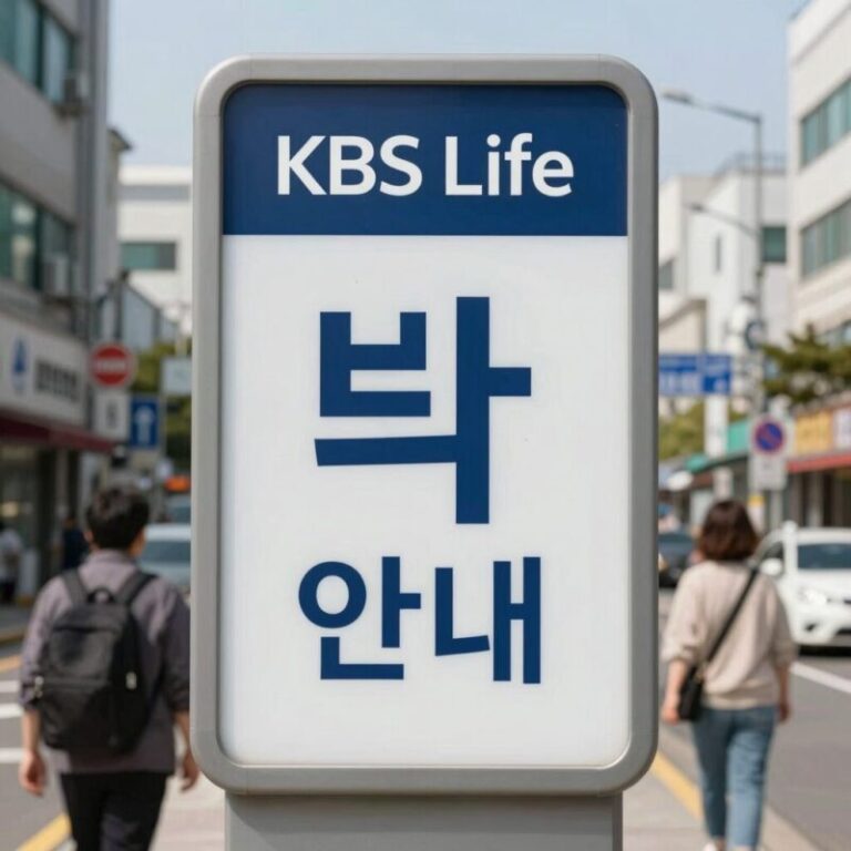 KBS Life 채널 번호 안내 표