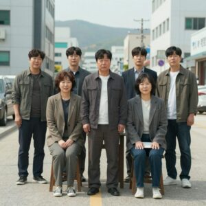 소지섭 배우가 주연한 김부장 드라마 주요 등장인물 단체 사진