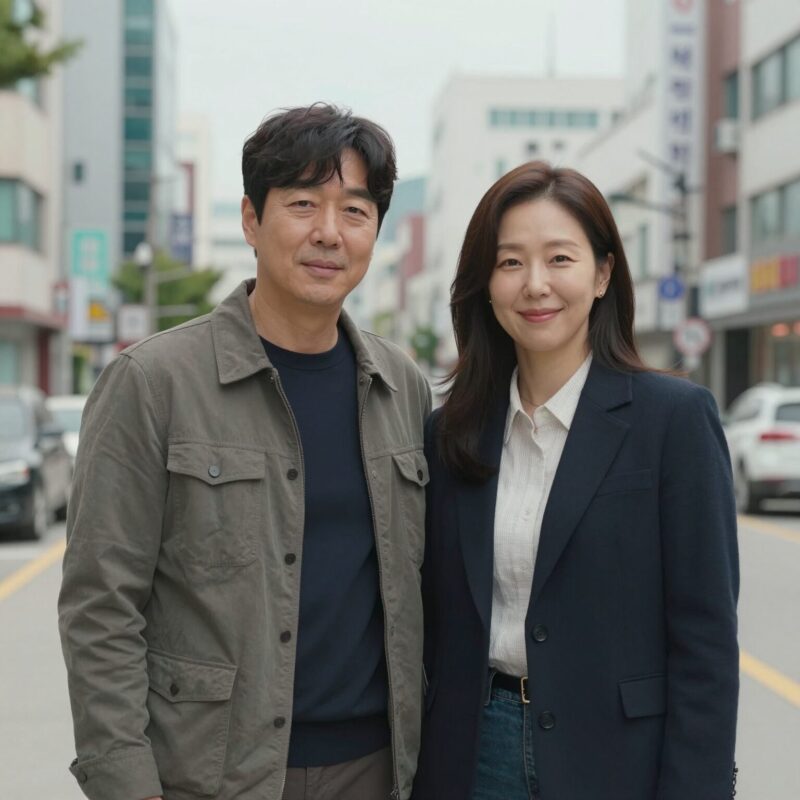 김성균 배우자 김혜정의 조용한 사랑 1 김성균 배우자 김혜정 부부가 함께 찍은 사진, 화기애애한 분위기