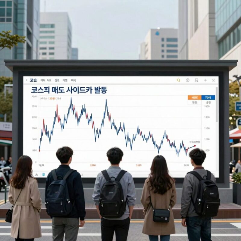 코스피 매도 사이드카 발동시 대처 전략 1 코스피 매도 사이드카 발동 당시 차트 분석
