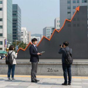 코스피 지수 상승 출발 차트