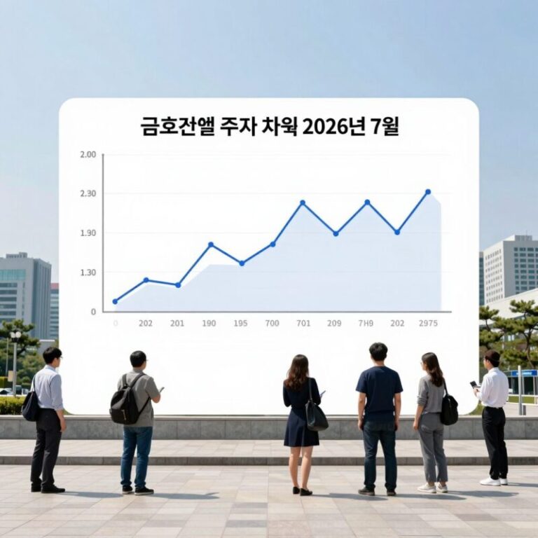 금호건설 주가 차트 2026년 7월