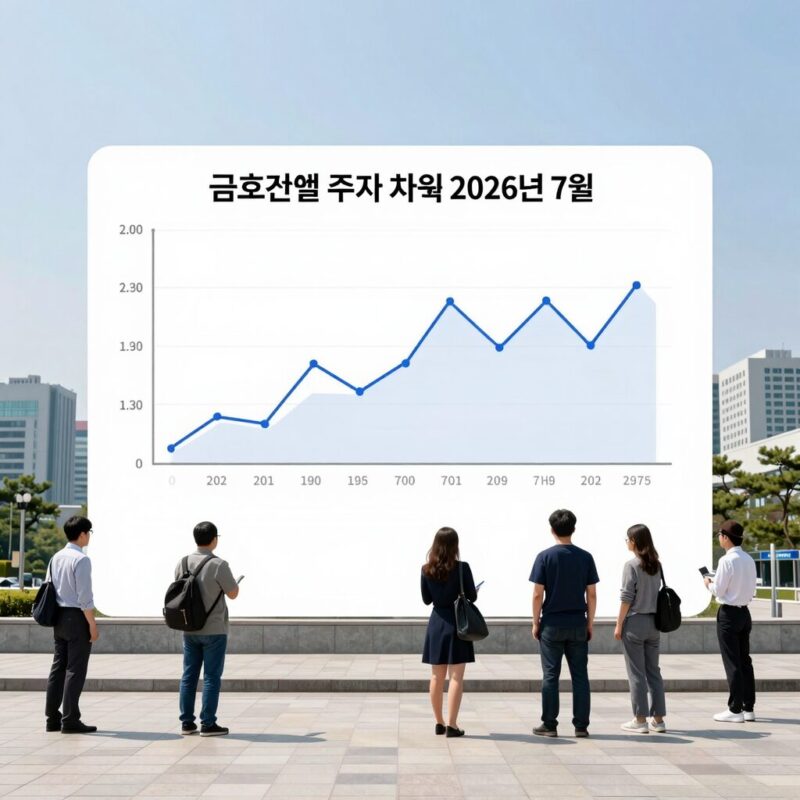 금호건설 주가 차트 2026년 7월