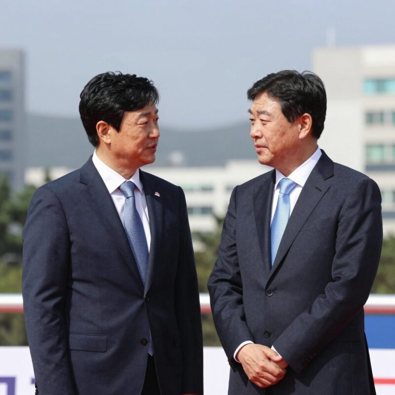 권영진 전 대구시장이 토론회에서 유승민 후보에게 멱살을 잡히는 순간