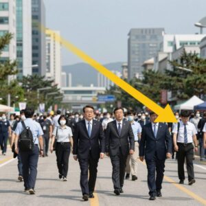이재명 대통령 지지율 하락 그래프와 선거 관련 이미지