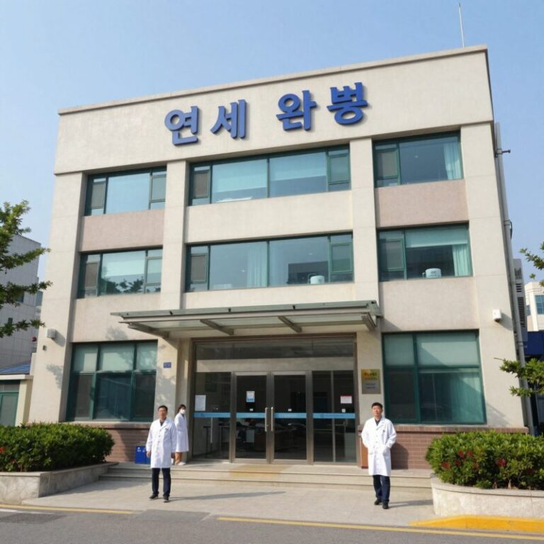 인천 구월동에 위치한 연세 와병원 외관. 이정현 남편 박유정 원장이 운영하는 정형외과 족부 전문 병원이다.