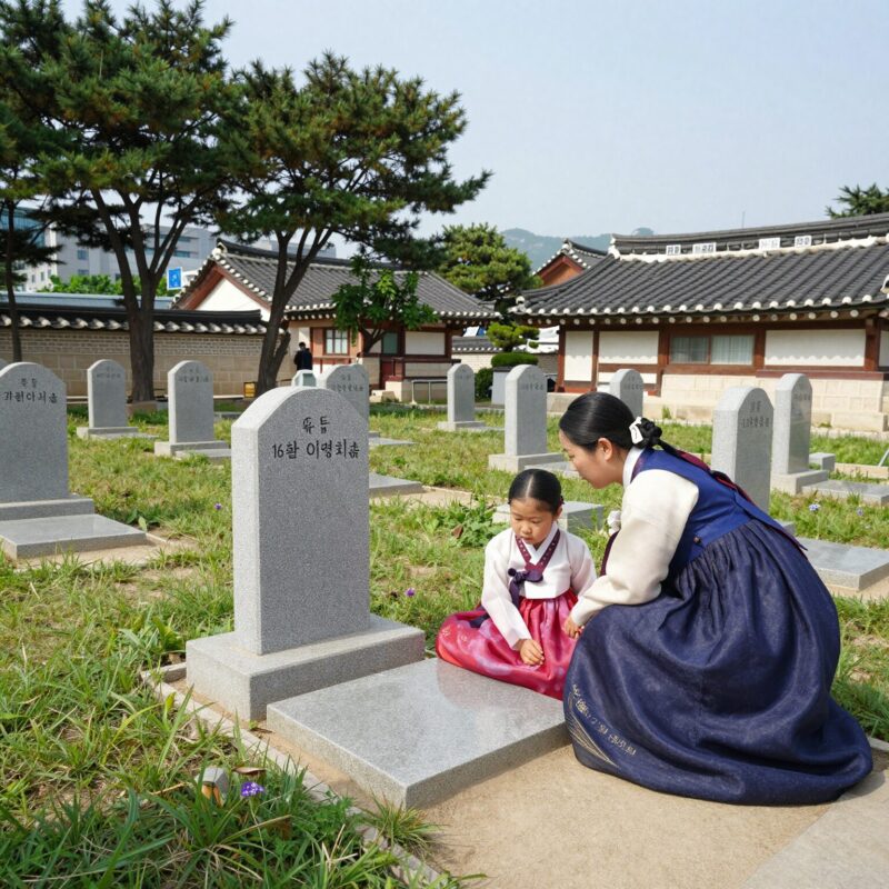 이영희 한복 디자이너의 발자취를 찾아 1 서울 동작구 동작동 222-17 국가유공자 제3묘역 16번 이영희 한복 디자이너 묘소